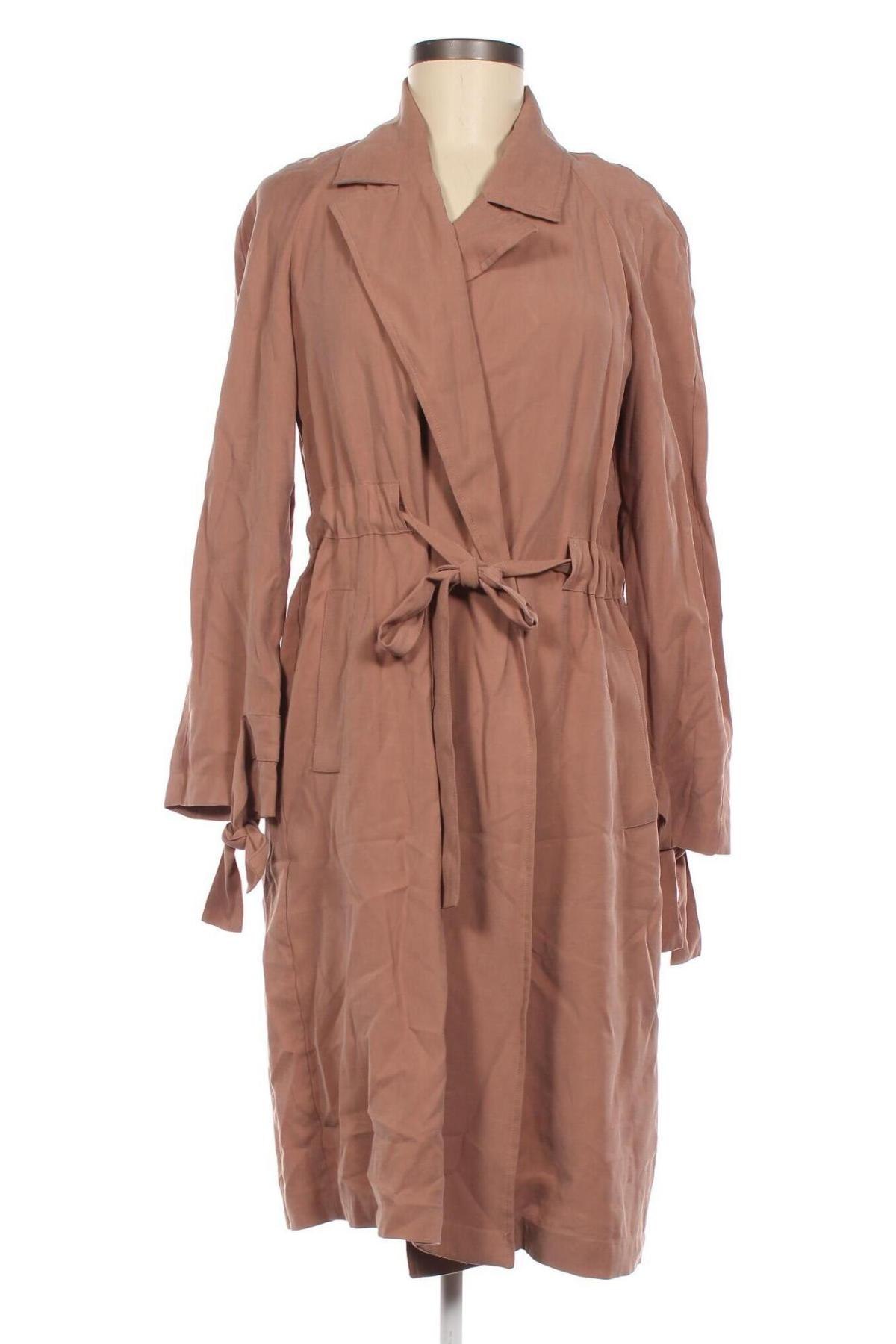 Damen Trenchcoat Reserved, Größe S, Farbe Aschrosa, Preis 5,22 €