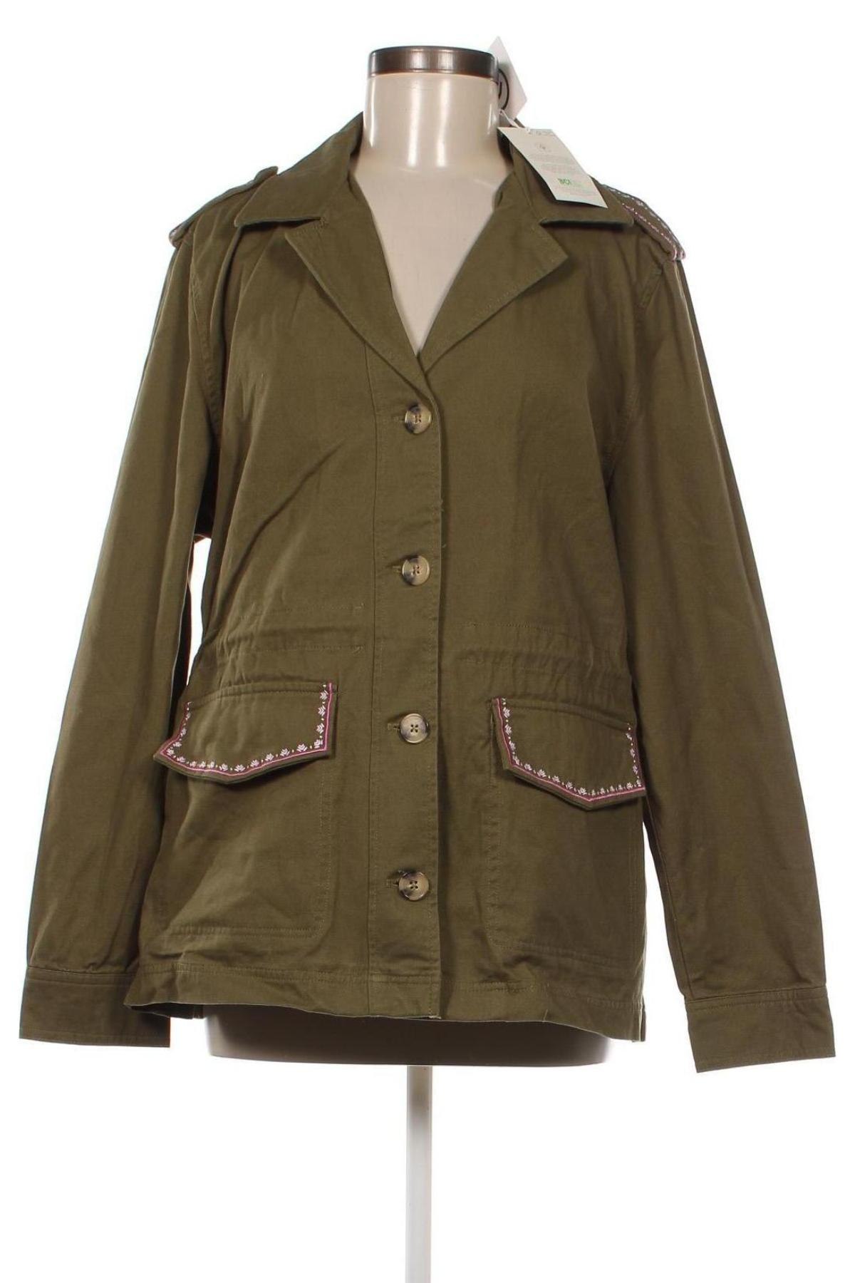 Dámsky prechodný kabát  Springfield, Veľkosť XL, Farba Zelená, Cena  14,02 €
