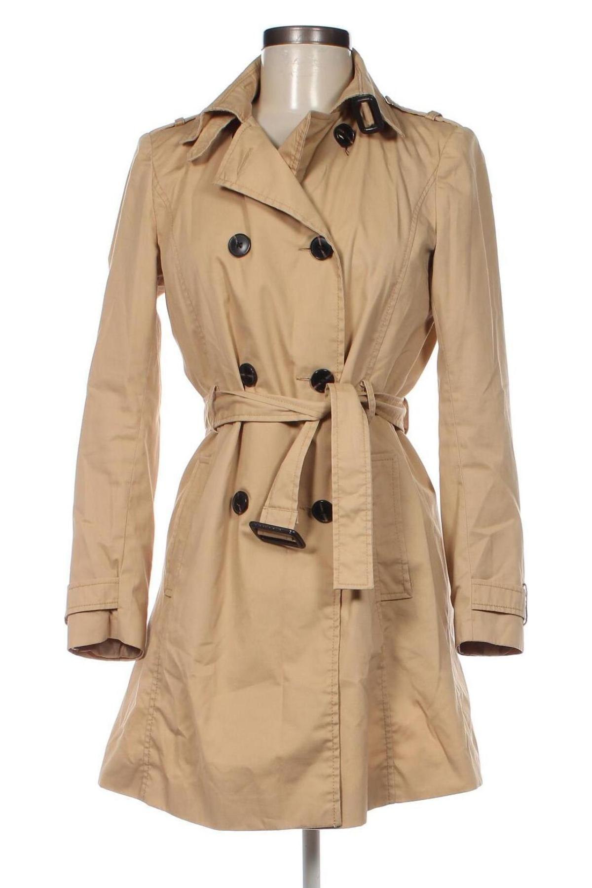 Trench de femei Stradivarius, Mărime M, Culoare Bej, Preț 246,71 Lei