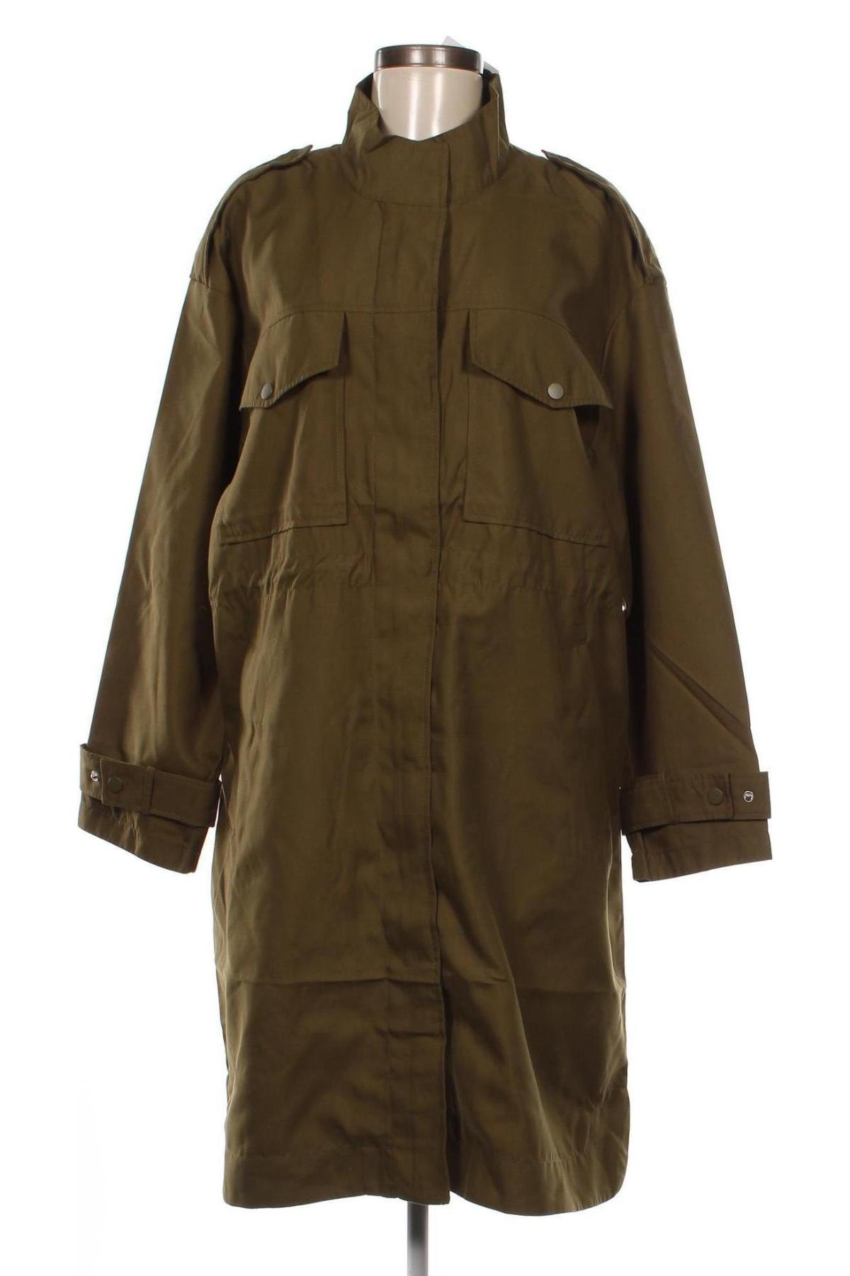 Damen Trenchcoat Vero Moda, Größe XL, Farbe Grün, Preis 10,28 €