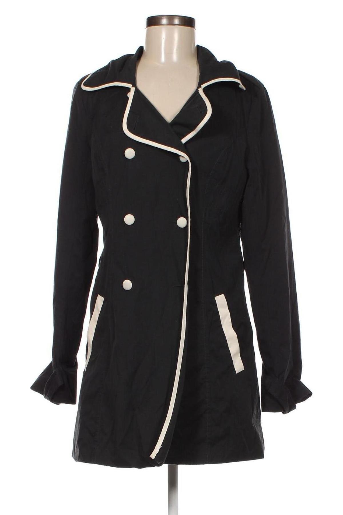 Damen Trenchcoat Vero Moda, Größe M, Farbe Schwarz, Preis 10,88 €
