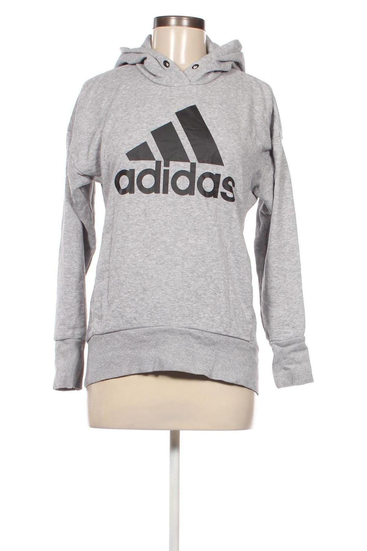 Γυναικείο φούτερ Adidas, Μέγεθος XS, Χρώμα Γκρί, Τιμή 21,03 €