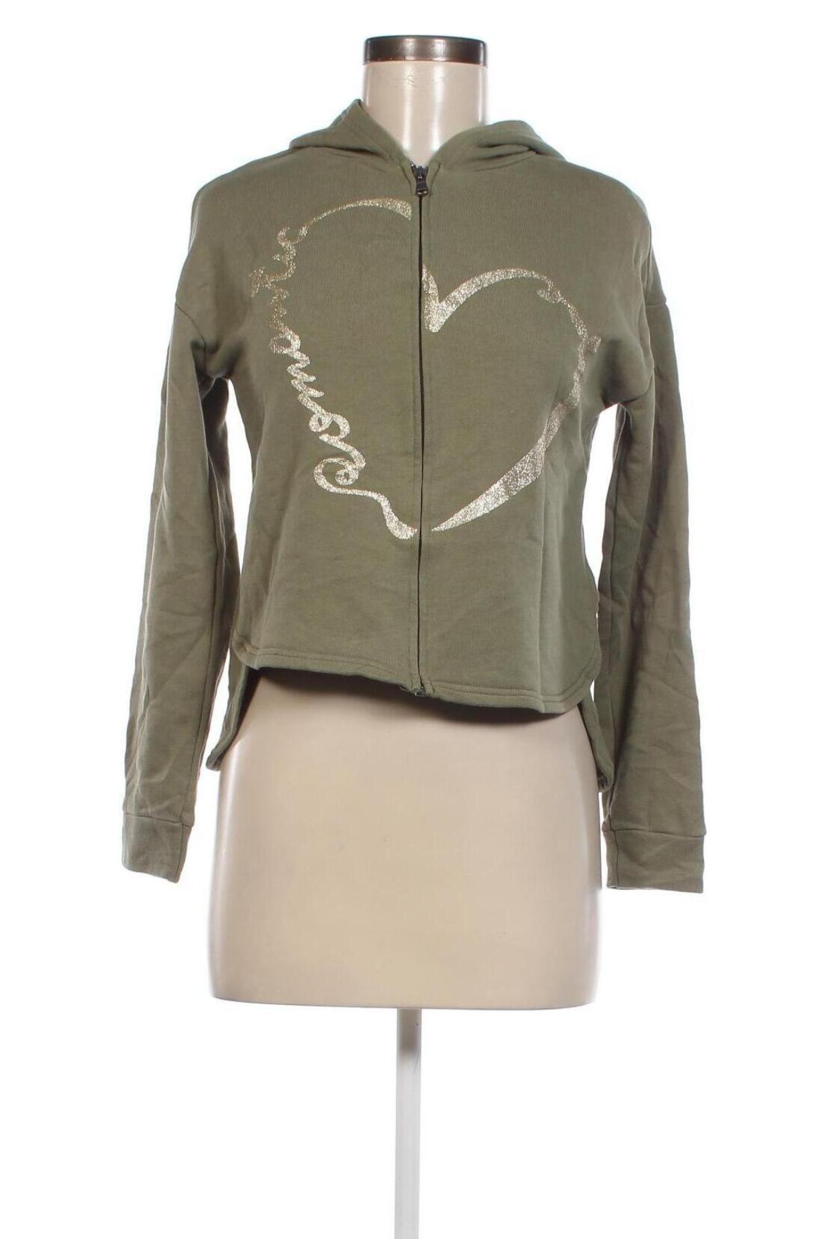 Damen Sweatshirt Sisley, Größe S, Farbe Grün, Preis 11,59 €