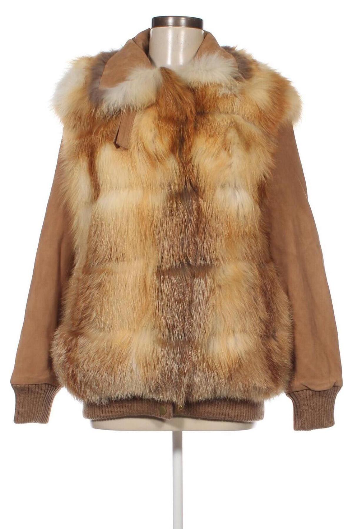 Δερμάτινο γυναικείο παλτό BelAir, Μέγεθος M, Χρώμα  Μπέζ, Τιμή 749,74 €