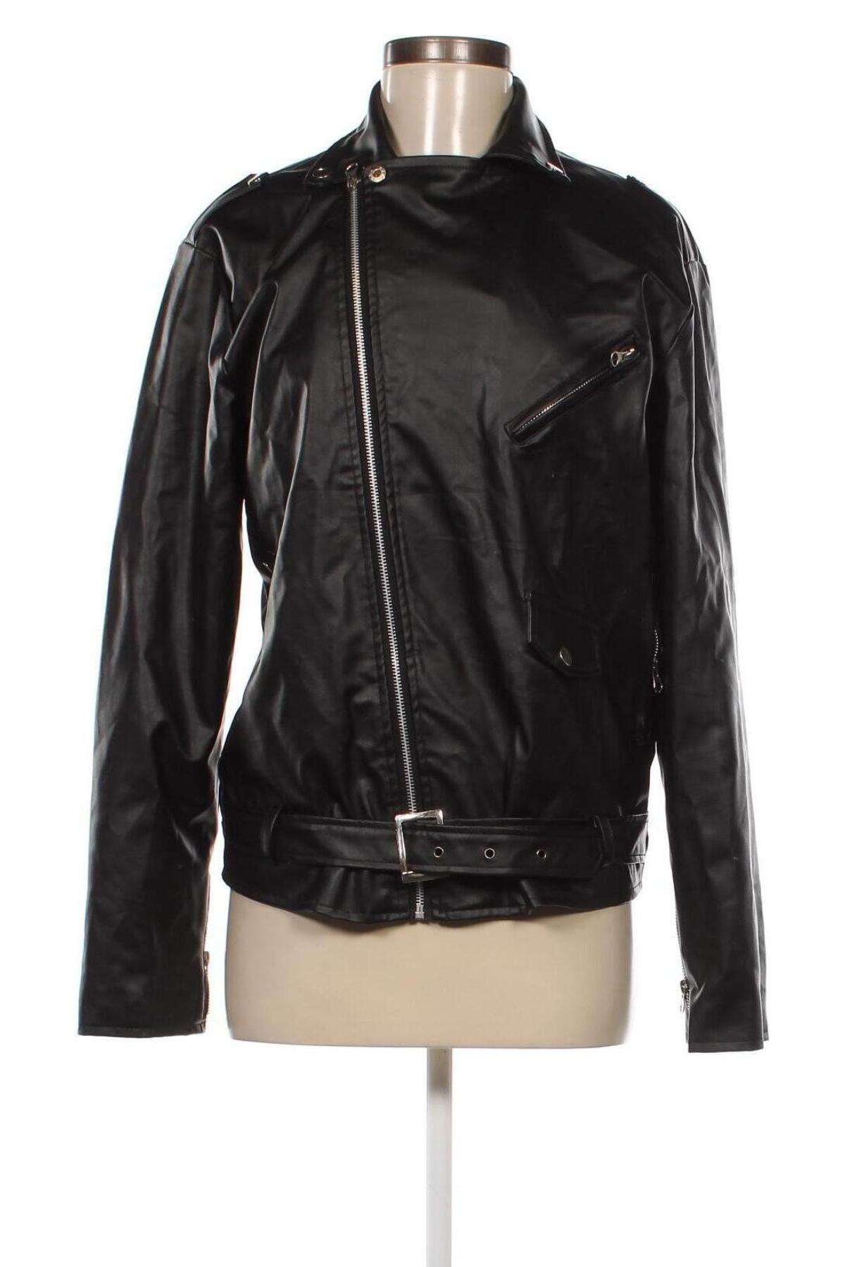 Dámska kožená bunda , Veľkosť L, Farba Čierna, Cena  25,00 €