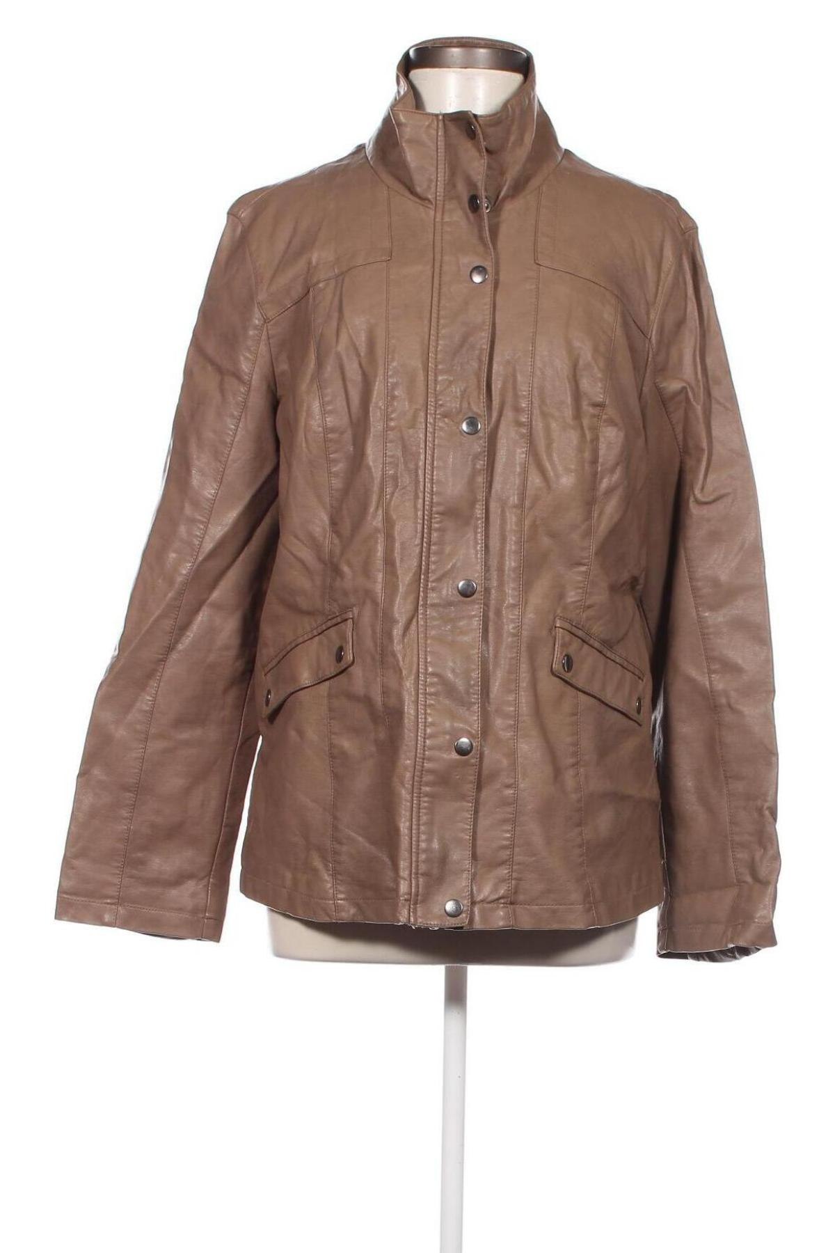 Dámská kožená bunda , Velikost XL, Barva Béžová, Cena  781,00 Kč