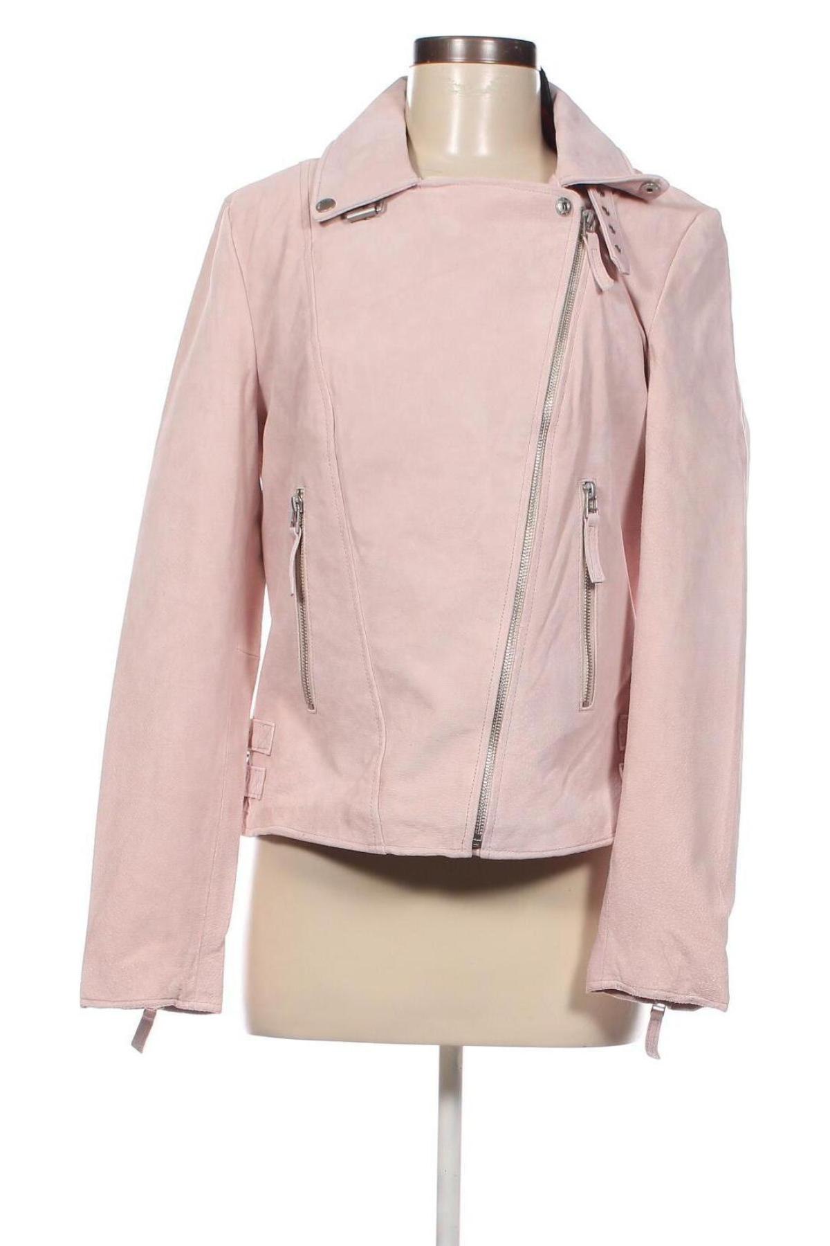 Γυναικείο δερμάτινο μπουφάν Freaky Nation, Μέγεθος XL, Χρώμα Ρόζ , Τιμή 206,65 €