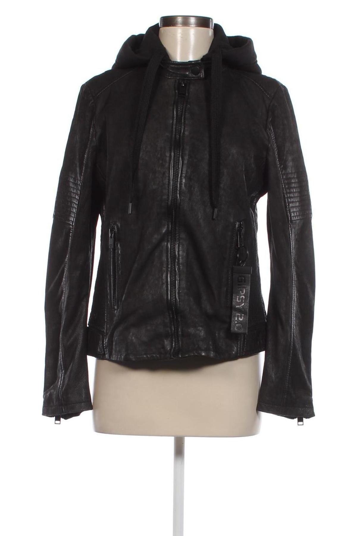 Dámska kožená bunda  Gipsy By Mauritius, Veľkosť XL, Farba Čierna, Cena  186,73 €