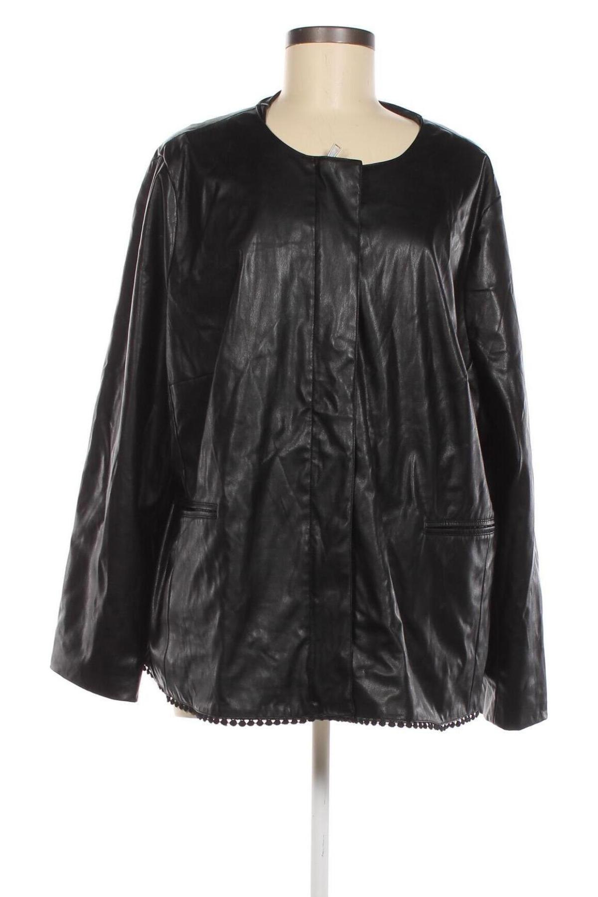 Γυναικείο δερμάτινο μπουφάν Laura Kent, Μέγεθος XXL, Χρώμα Μαύρο, Τιμή 30,31 €