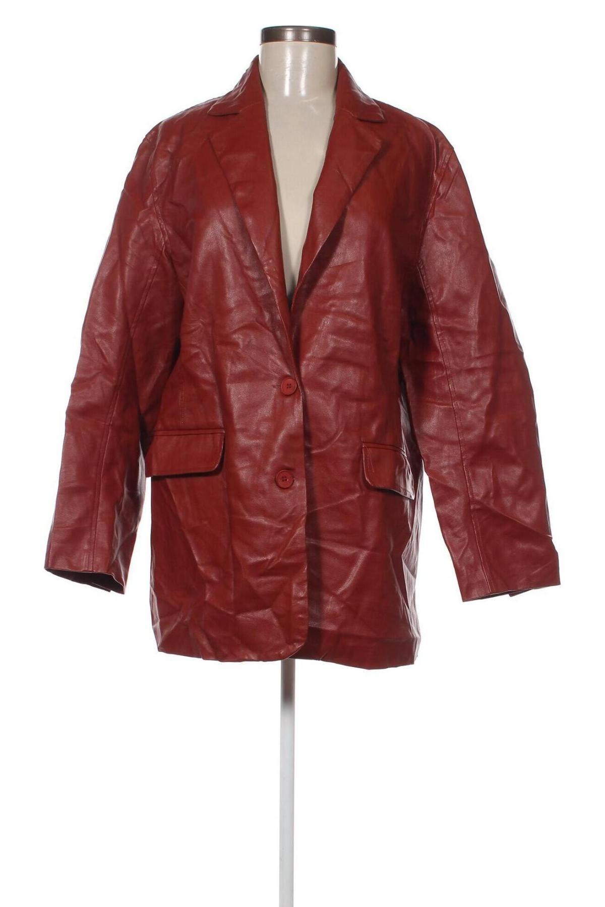 Damen Lederjacke Motel, Größe S, Farbe Rot, Preis 8,91 €