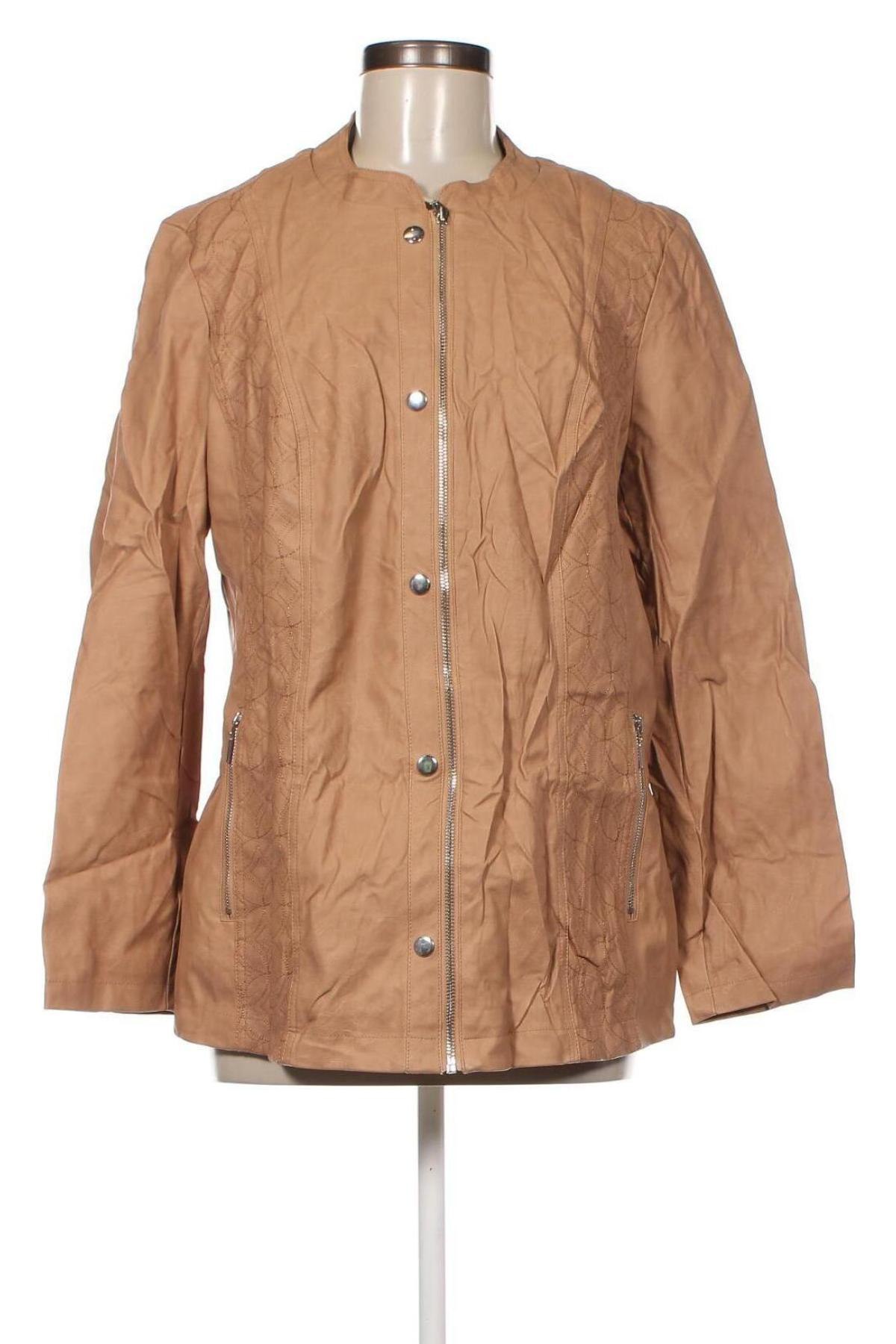 Dámská kožená bunda  Paola, Velikost XL, Barva Béžová, Cena  195,00 Kč