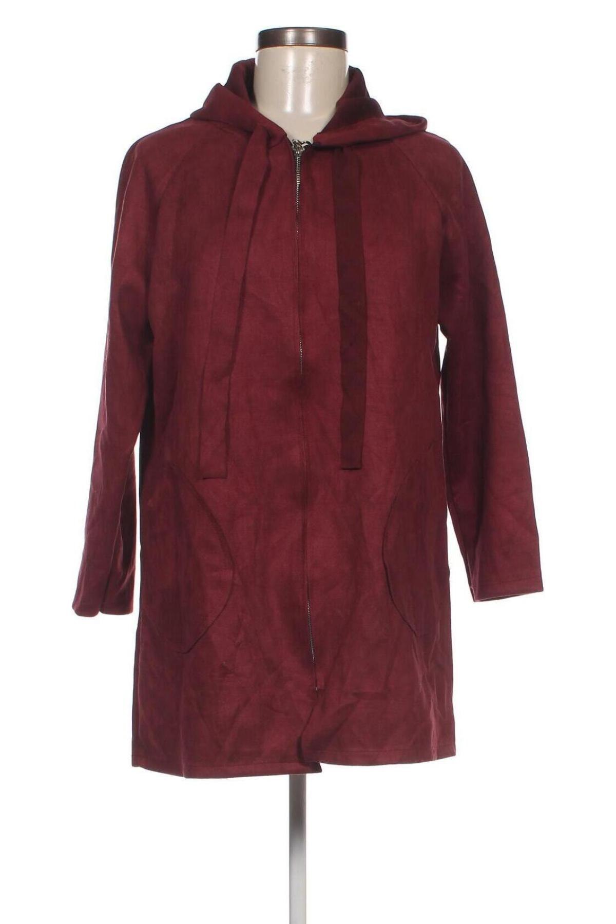 Dámský kabát , Velikost M, Barva Červená, Cena  153,00 Kč