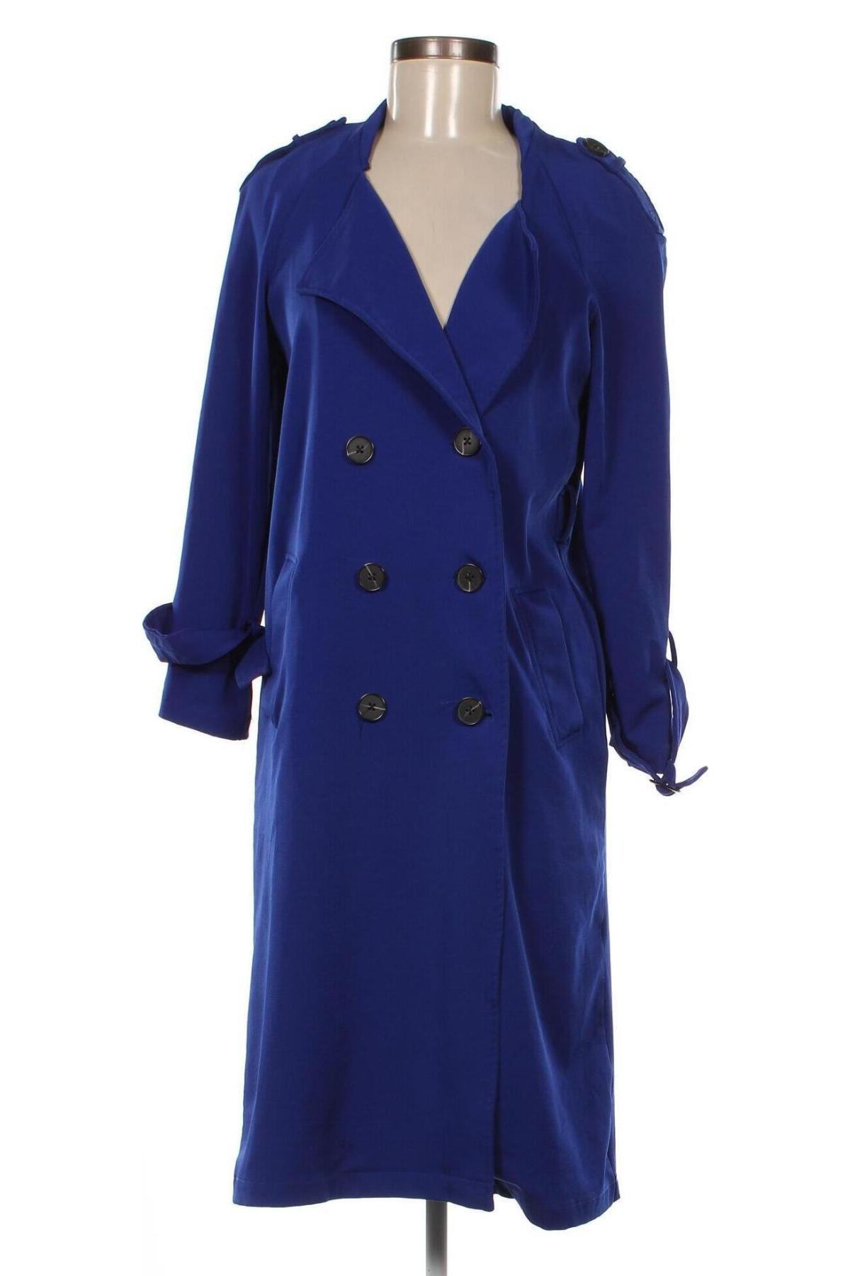 Dámský kabát , Velikost S, Barva Modrá, Cena  173,00 Kč