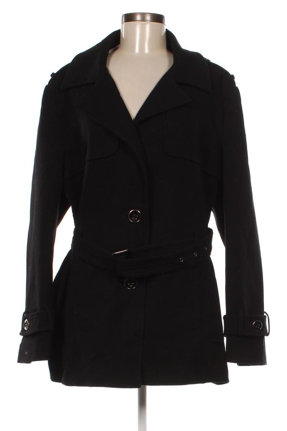 Γυναικείο παλτό Biaggini, Μέγεθος XXL, Χρώμα Μαύρο, Τιμή 30,11 €