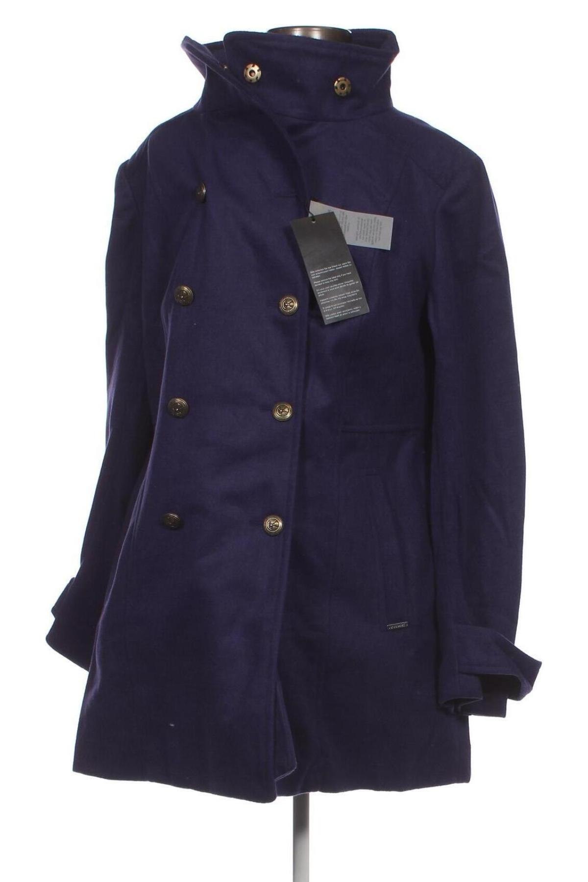 Γυναικείο παλτό Bruno Banani, Μέγεθος XL, Χρώμα Μπλέ, Τιμή 97,42 €