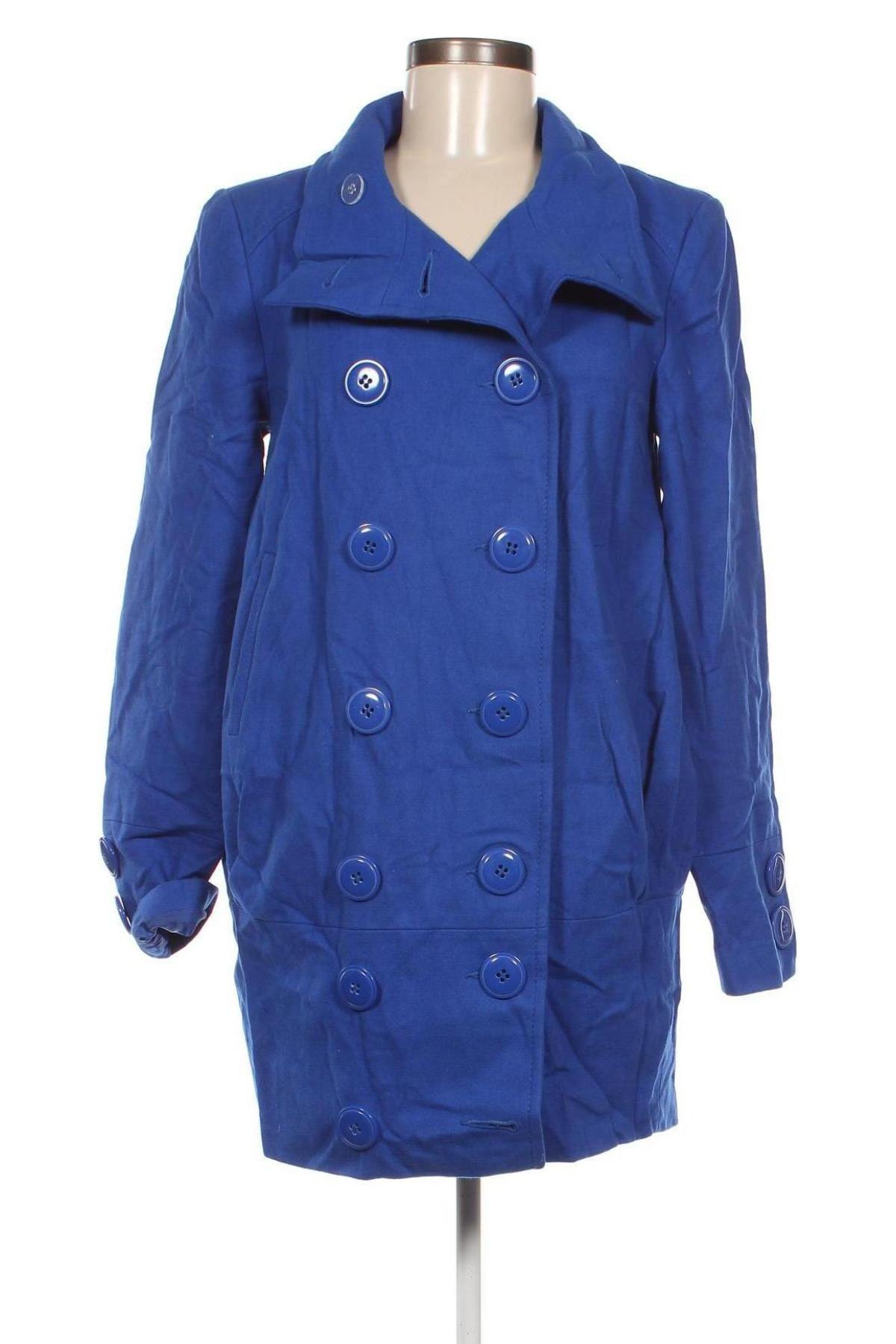 Γυναικείο παλτό Dorothy Perkins, Μέγεθος S, Χρώμα Μπλέ, Τιμή 7,78 €