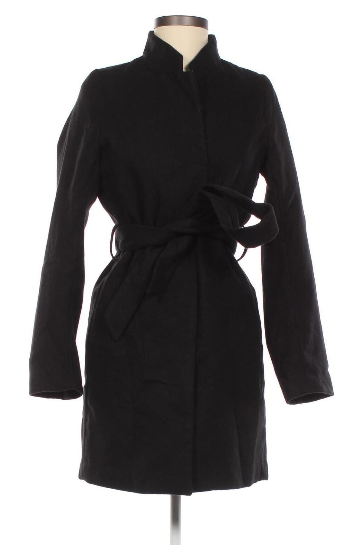 Dámský kabát  H&M, Velikost S, Barva Černá, Cena  699,00 Kč