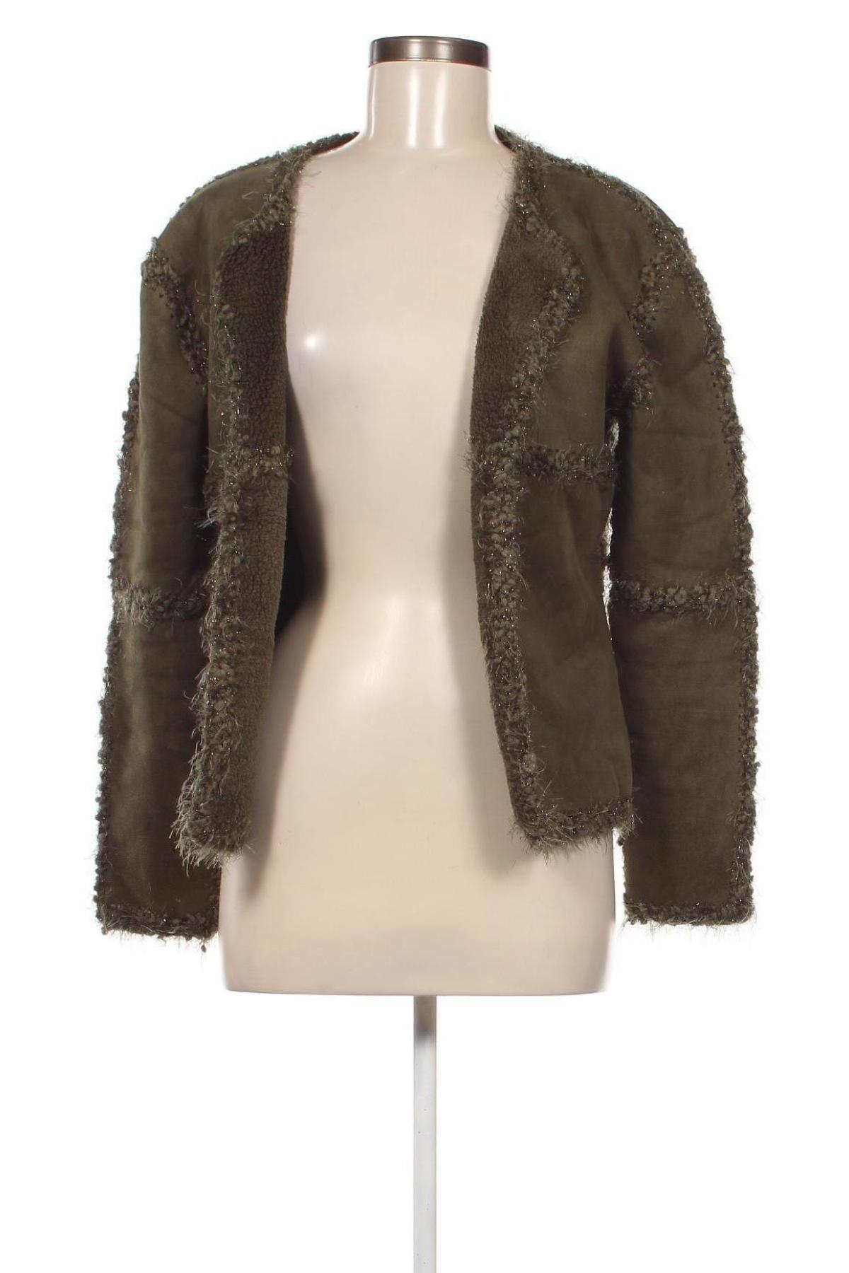 Дамско палто Jowell, Размер M, Цвят Зелен, Цена 12,90 лв.