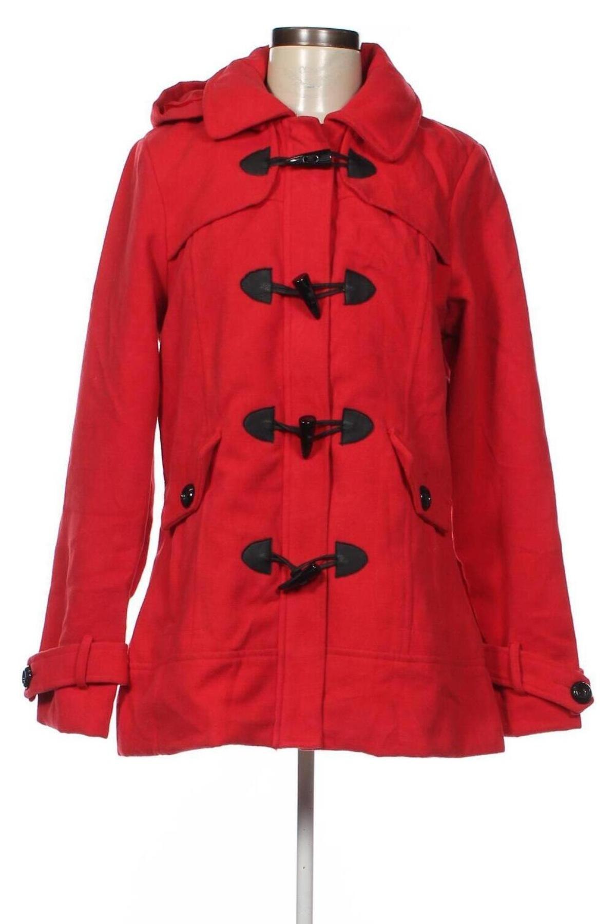 Γυναικείο παλτό Kangol, Μέγεθος XL, Χρώμα Κόκκινο, Τιμή 31,55 €