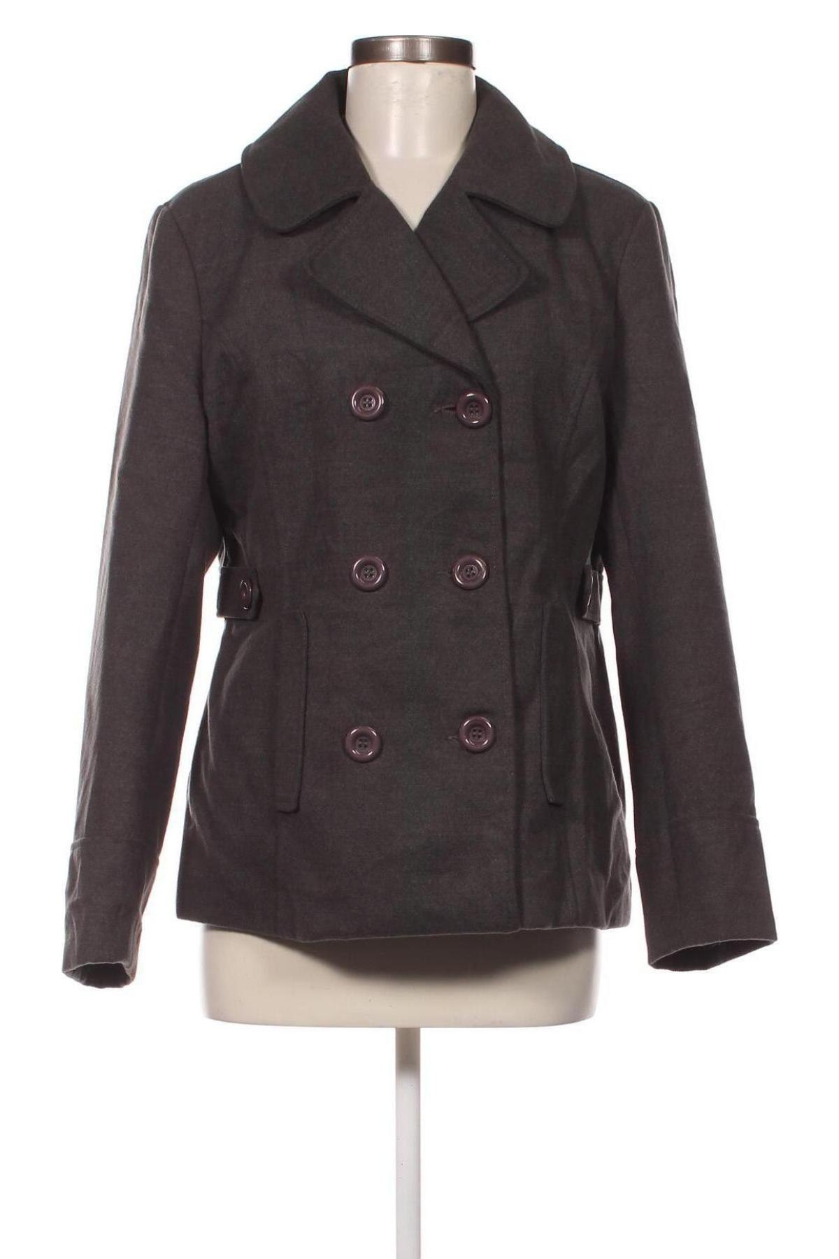 Дамско палто Katies, Размер L, Цвят Сив, Цена 63,79 лв.