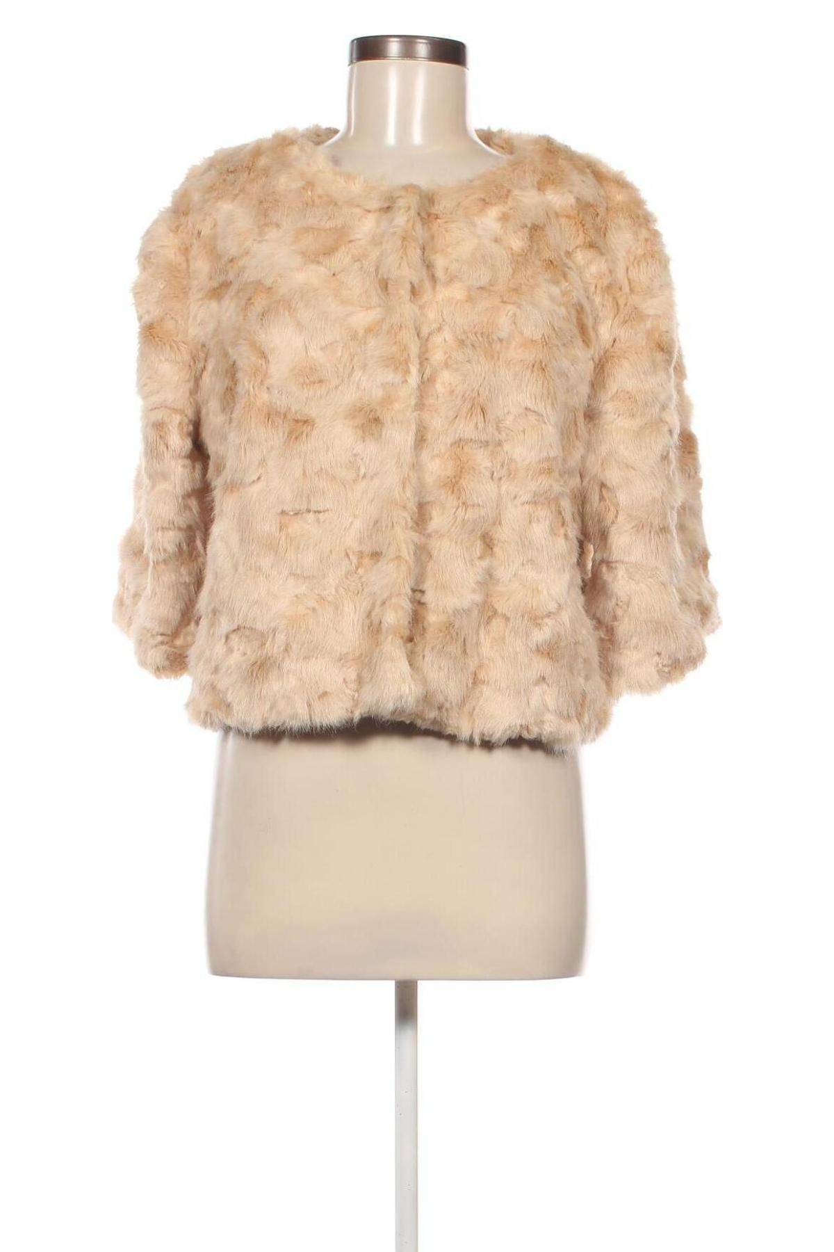 Γυναικείο παλτό Made In Italy, Μέγεθος M, Χρώμα  Μπέζ, Τιμή 9,93 €