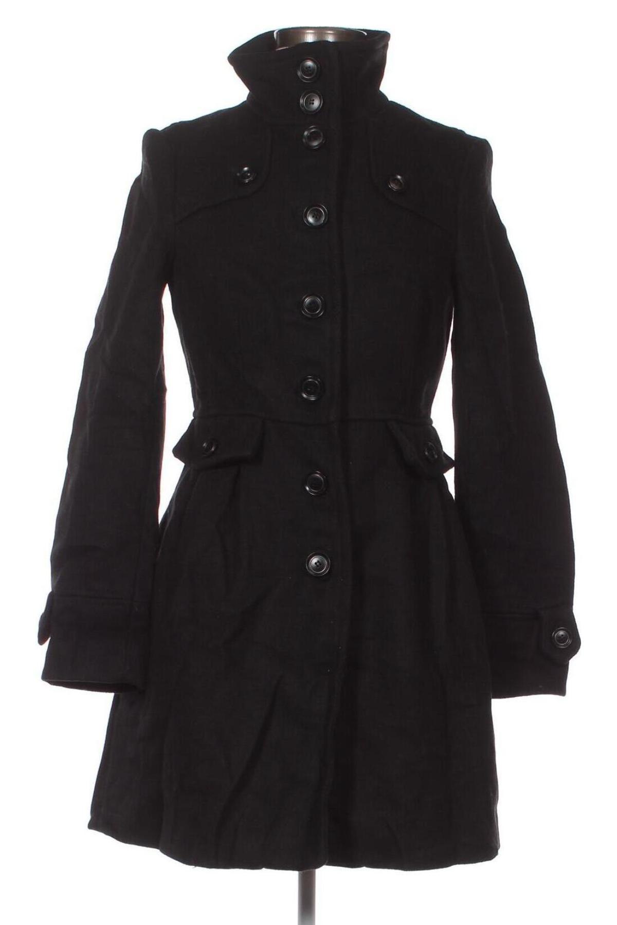 Γυναικείο παλτό Mango, Μέγεθος M, Χρώμα Μαύρο, Τιμή 45,15 €