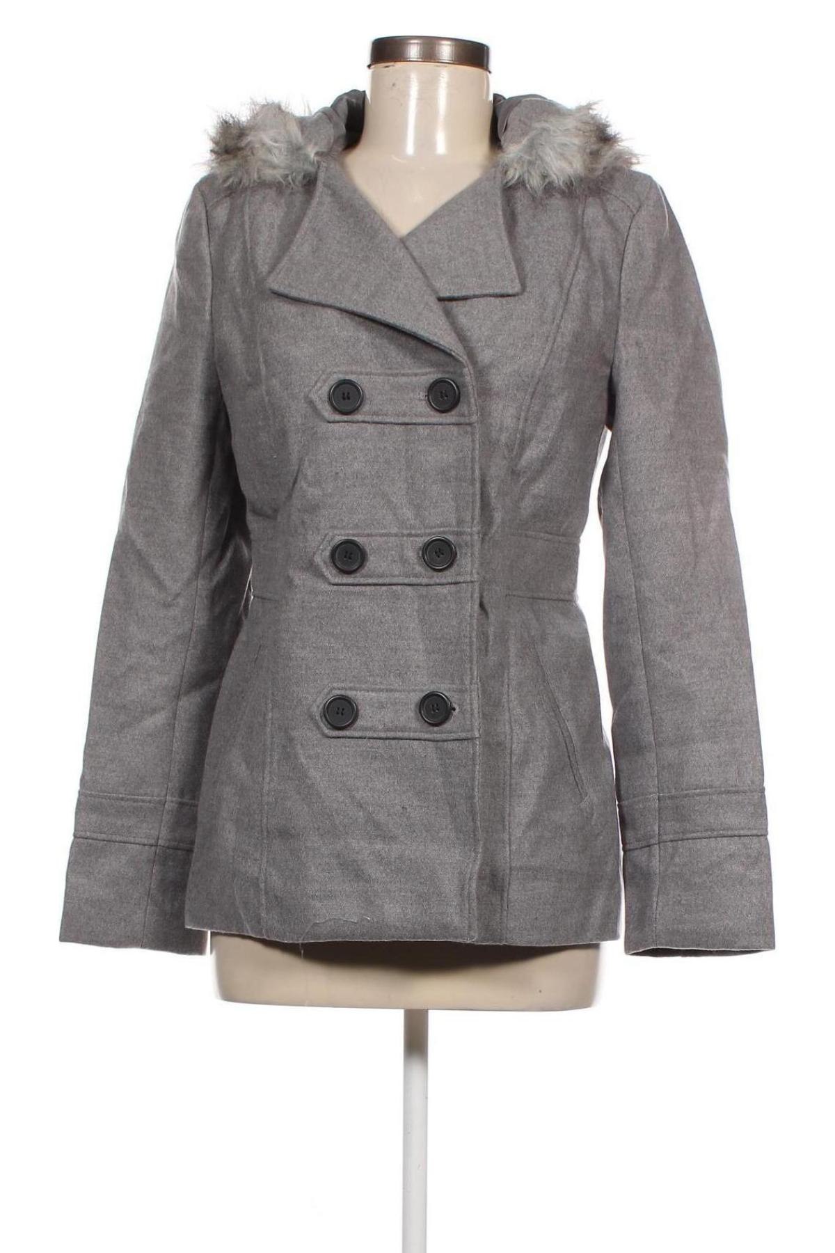 Palton de femei Miss Shop, Mărime M, Culoare Gri, Preț 74,02 Lei