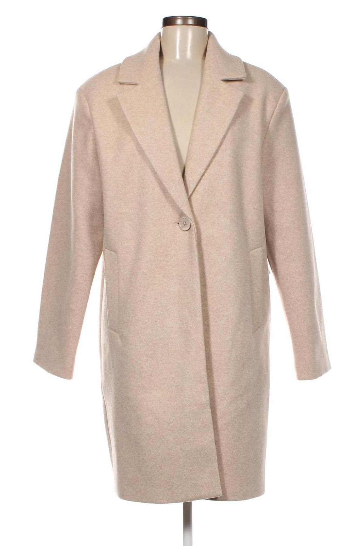 Dámský kabát  NA-KD, Velikost S, Barva Béžová, Cena  2 022,00 Kč