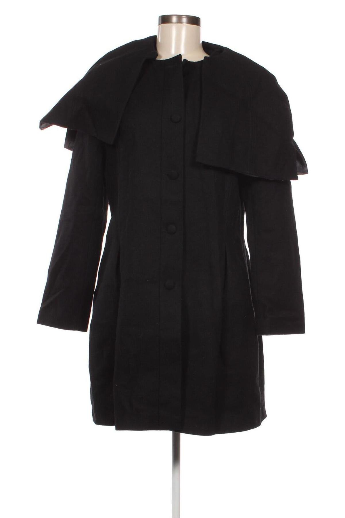 Дамско палто Naf Naf, Размер XL, Цвят Черен, Цена 74,00 лв.