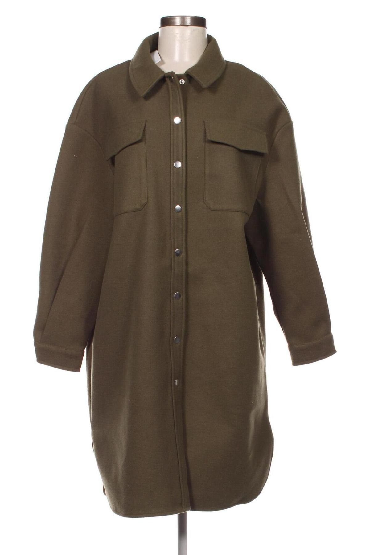 Γυναικείο παλτό ONLY, Μέγεθος L, Χρώμα Πράσινο, Τιμή 5,88 €