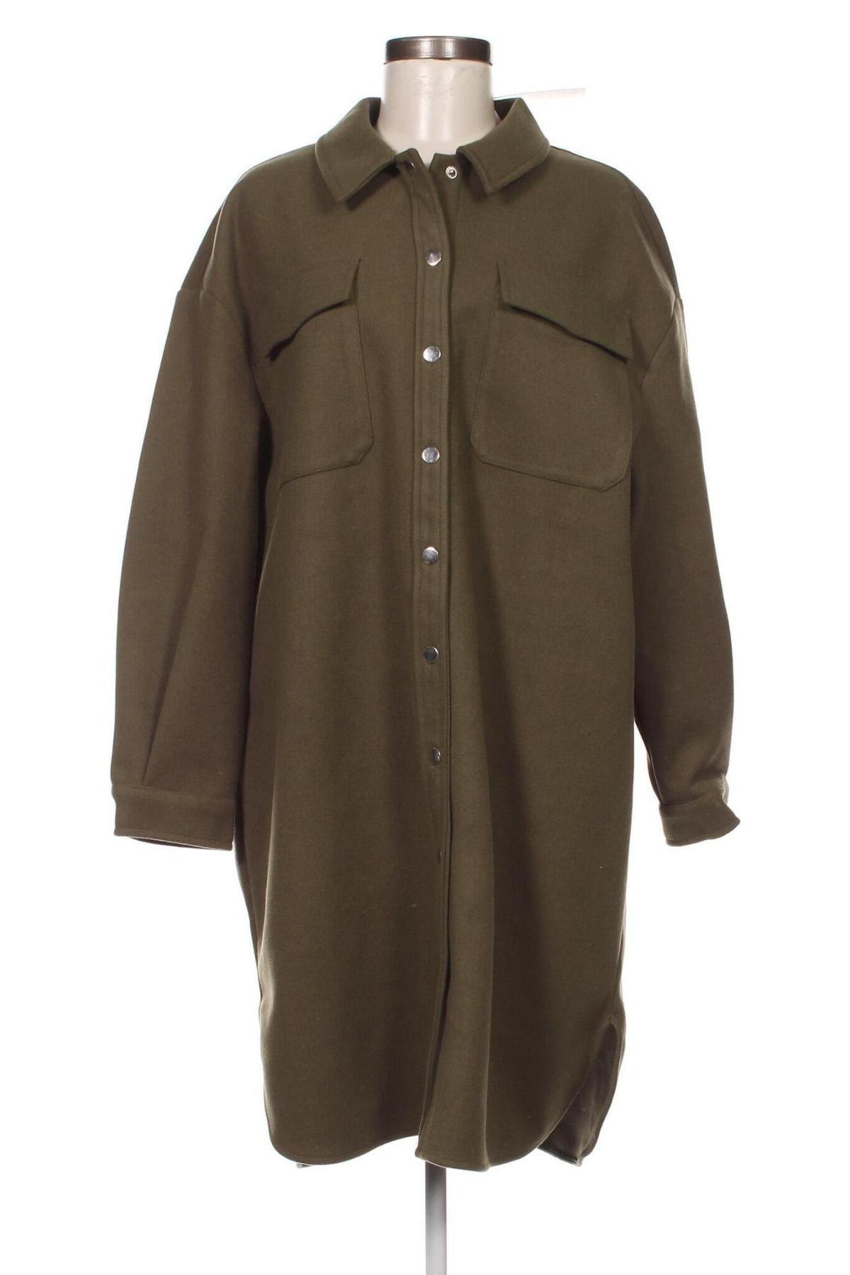 Дамско палто ONLY, Размер L, Цвят Зелен, Цена 95,00 лв.