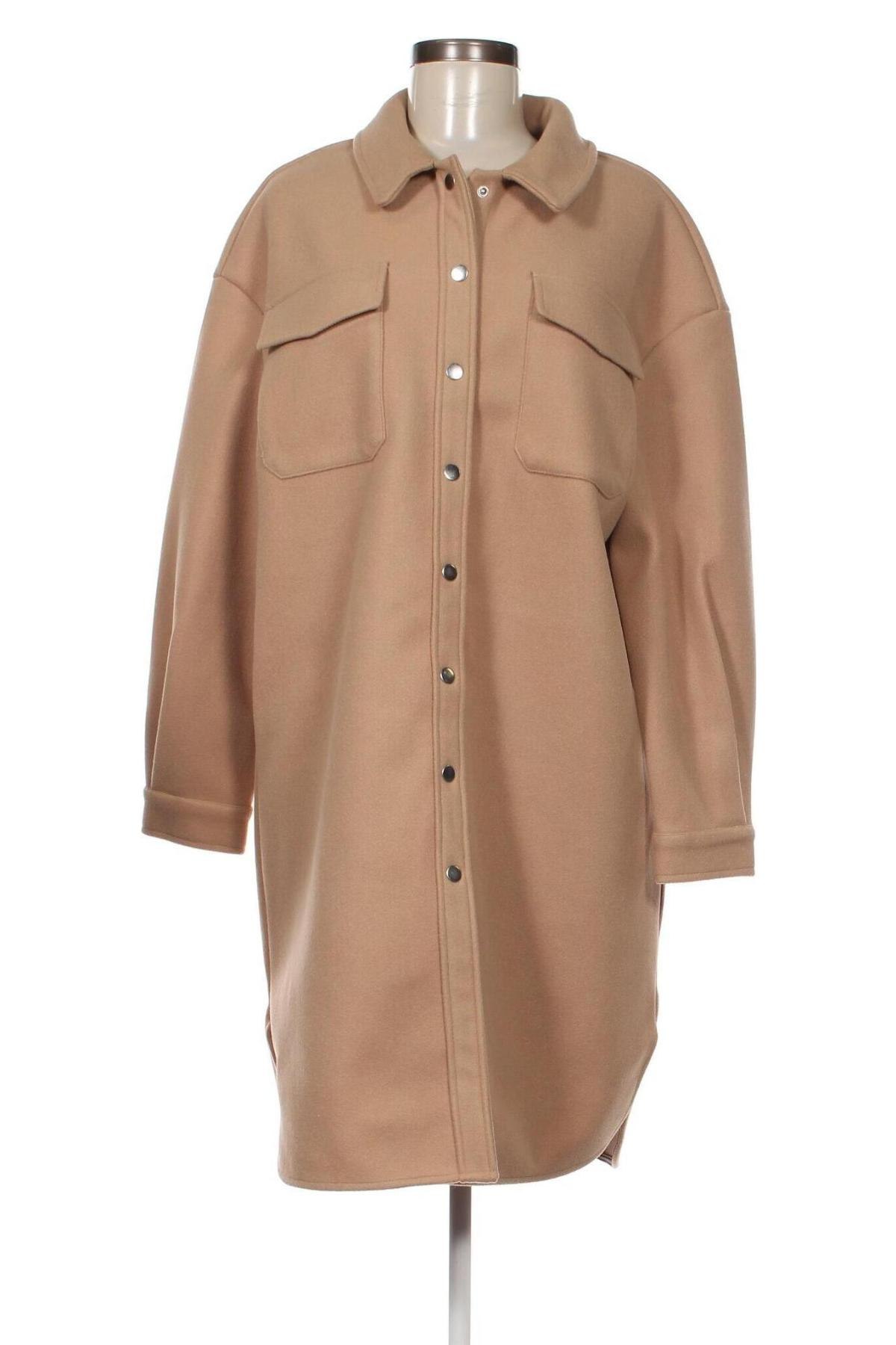 Дамско палто ONLY, Размер M, Цвят Бежов, Цена 34,20 лв.