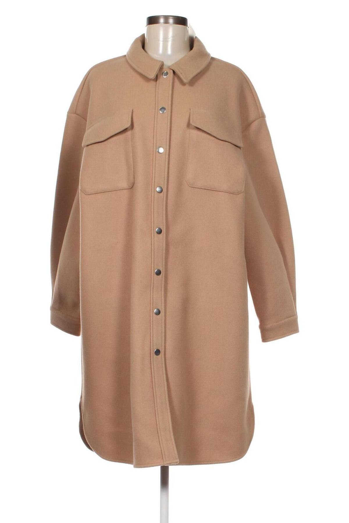 Palton de femei ONLY, Mărime L, Culoare Bej, Preț 90,63 Lei