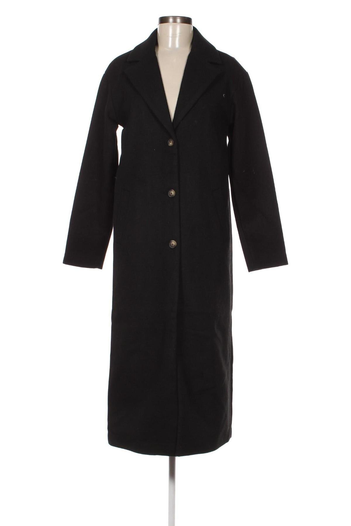 Dámsky kabát  Pieces, Veľkosť XS, Farba Čierna, Cena  19,67 €