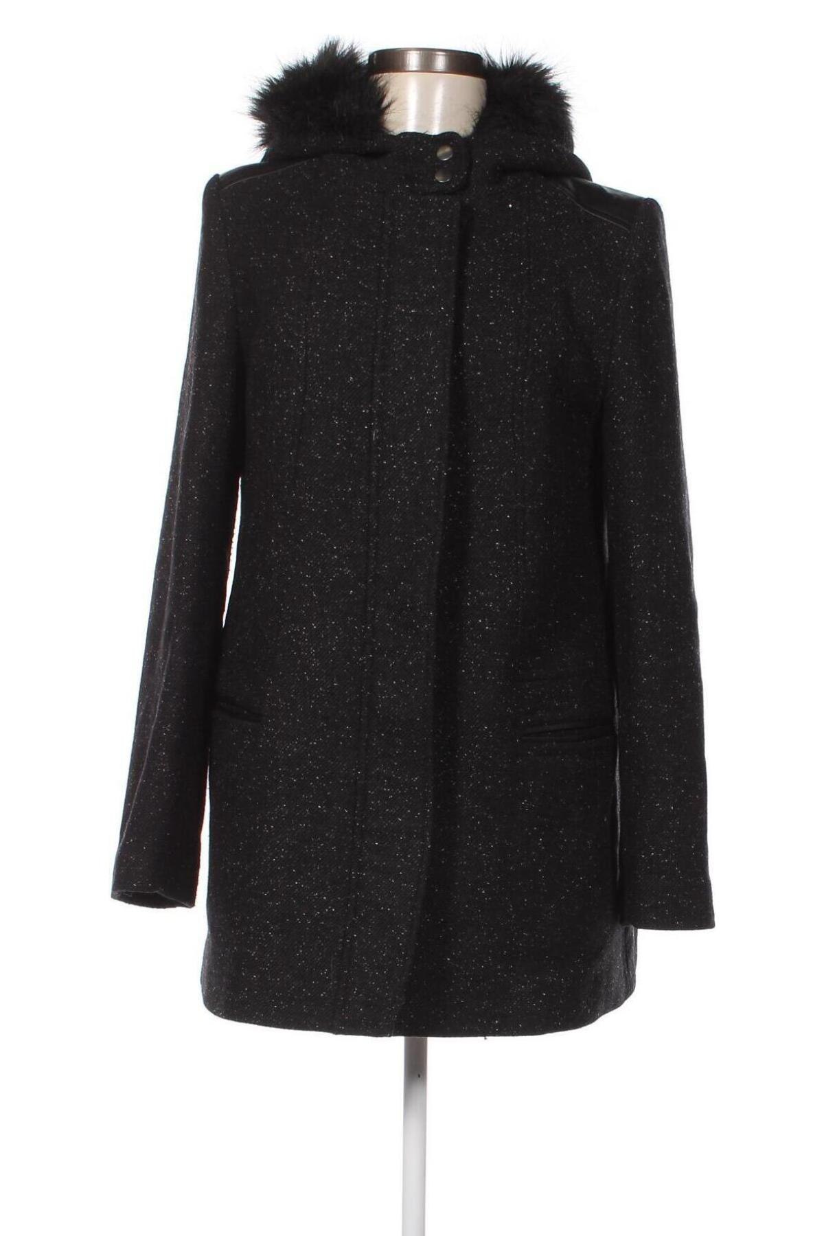 Дамско палто Scottage, Размер M, Цвят Черен, Цена 19,26 лв.