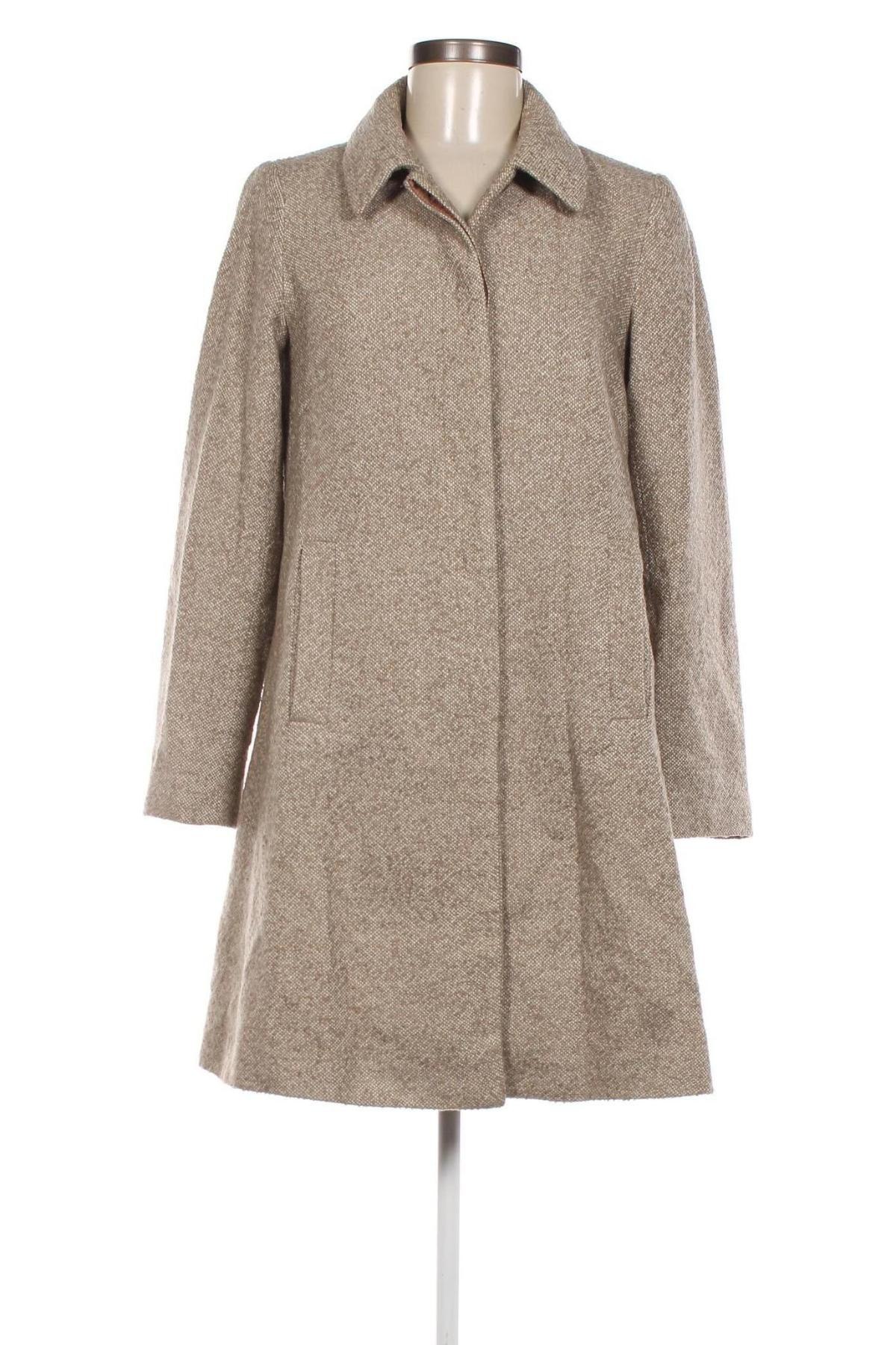 Дамско палто Stefanel, Размер S, Цвят Бежов, Цена 100,32 лв.