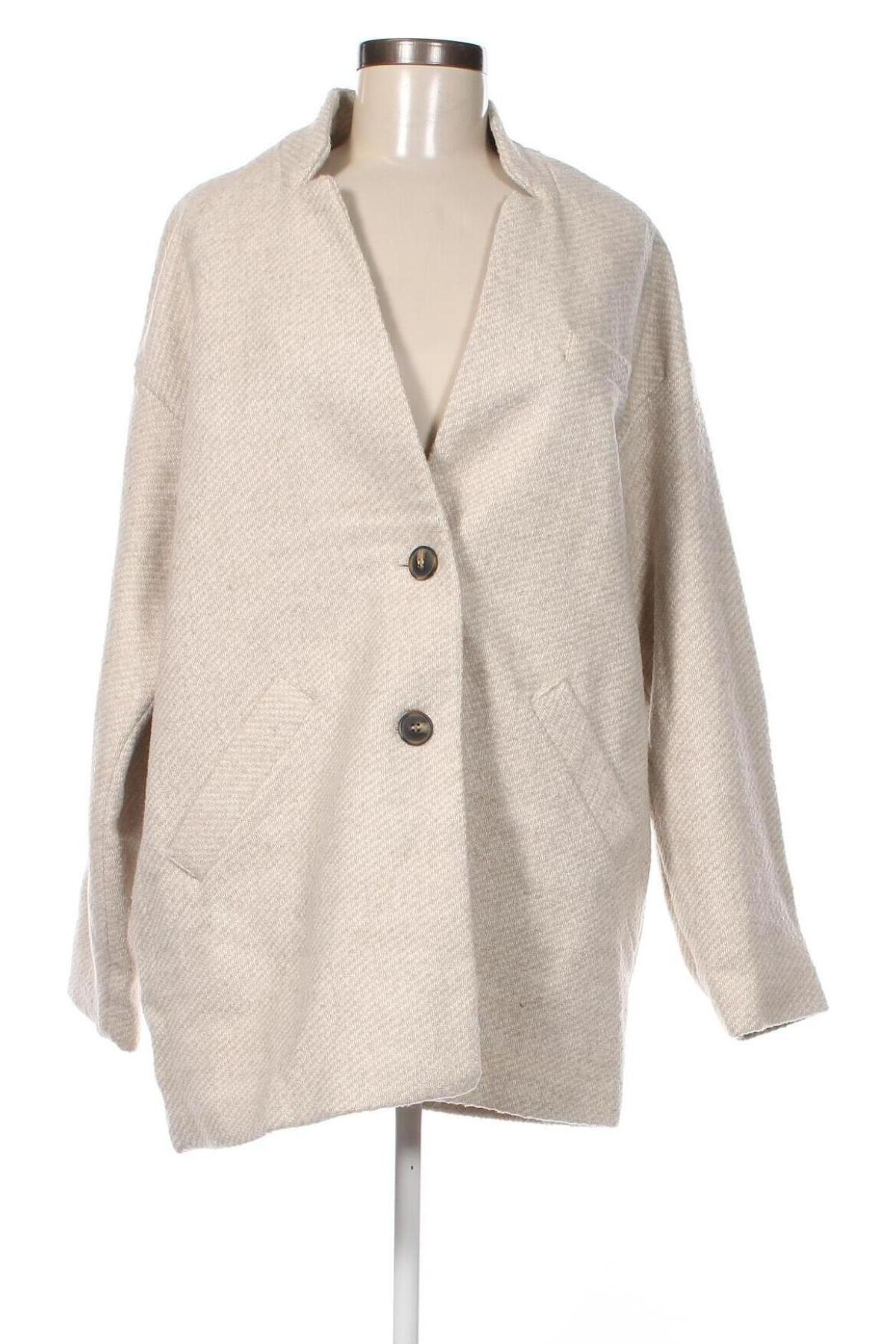 Γυναικείο παλτό Vero Moda, Μέγεθος M, Χρώμα  Μπέζ, Τιμή 18,54 €