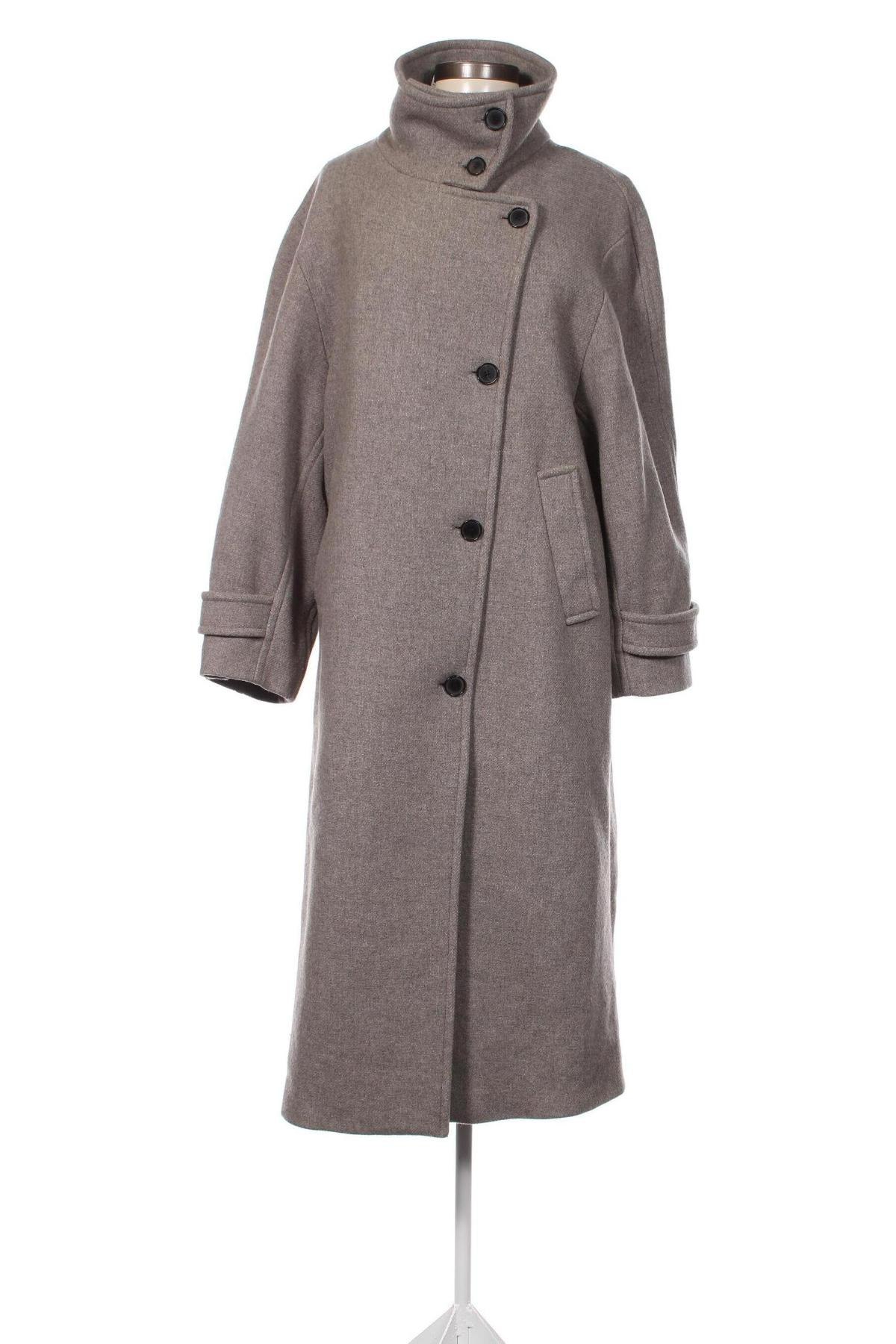Γυναικείο παλτό Zara, Μέγεθος L, Χρώμα Γκρί, Τιμή 25,06 €