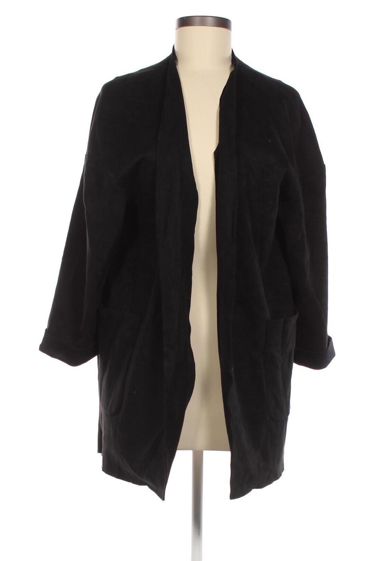Дамско палто Zara, Размер M, Цвят Черен, Цена 39,00 лв.