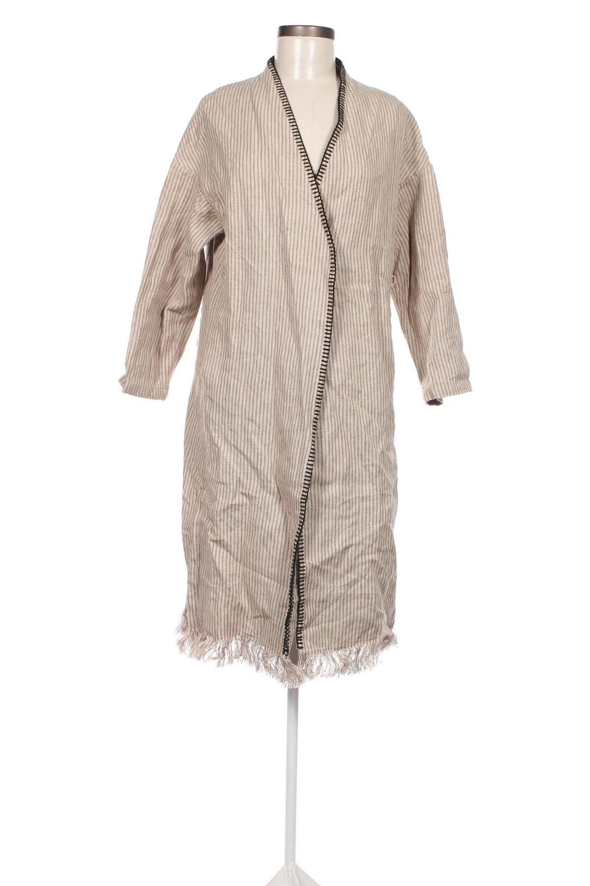 Дамско палто Zara, Размер S, Цвят Бежов, Цена 39,00 лв.