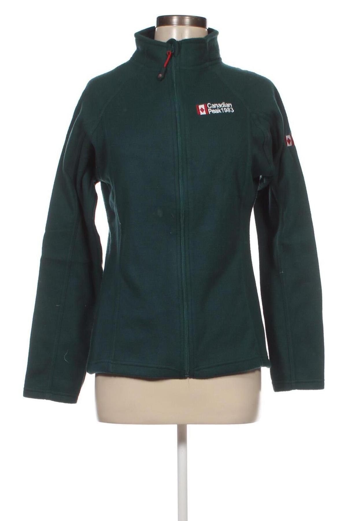 Damen Fleece Oberteil  Canadian Peak, Größe L, Farbe Grün, Preis € 20,51