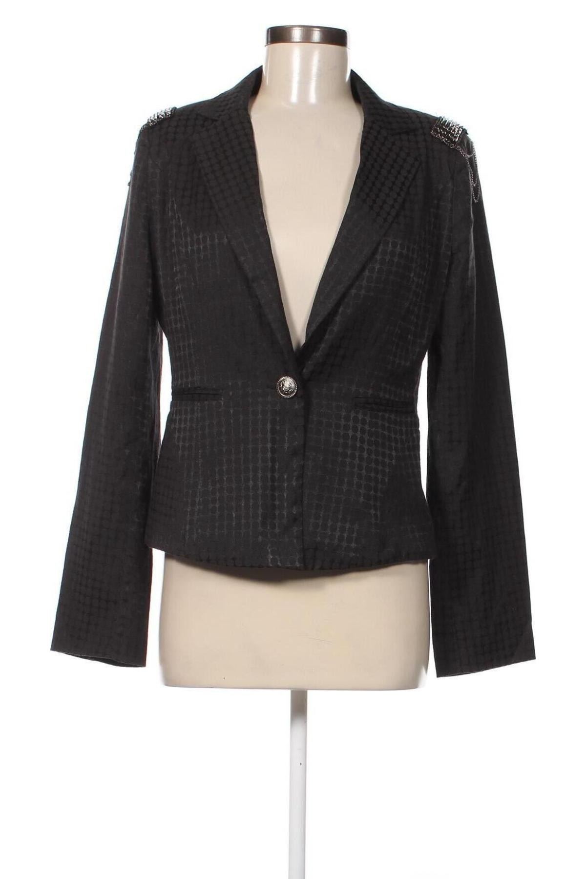 Γυναικείο σακάκι, Μέγεθος L, Χρώμα Μαύρο, Τιμή 4,63 €