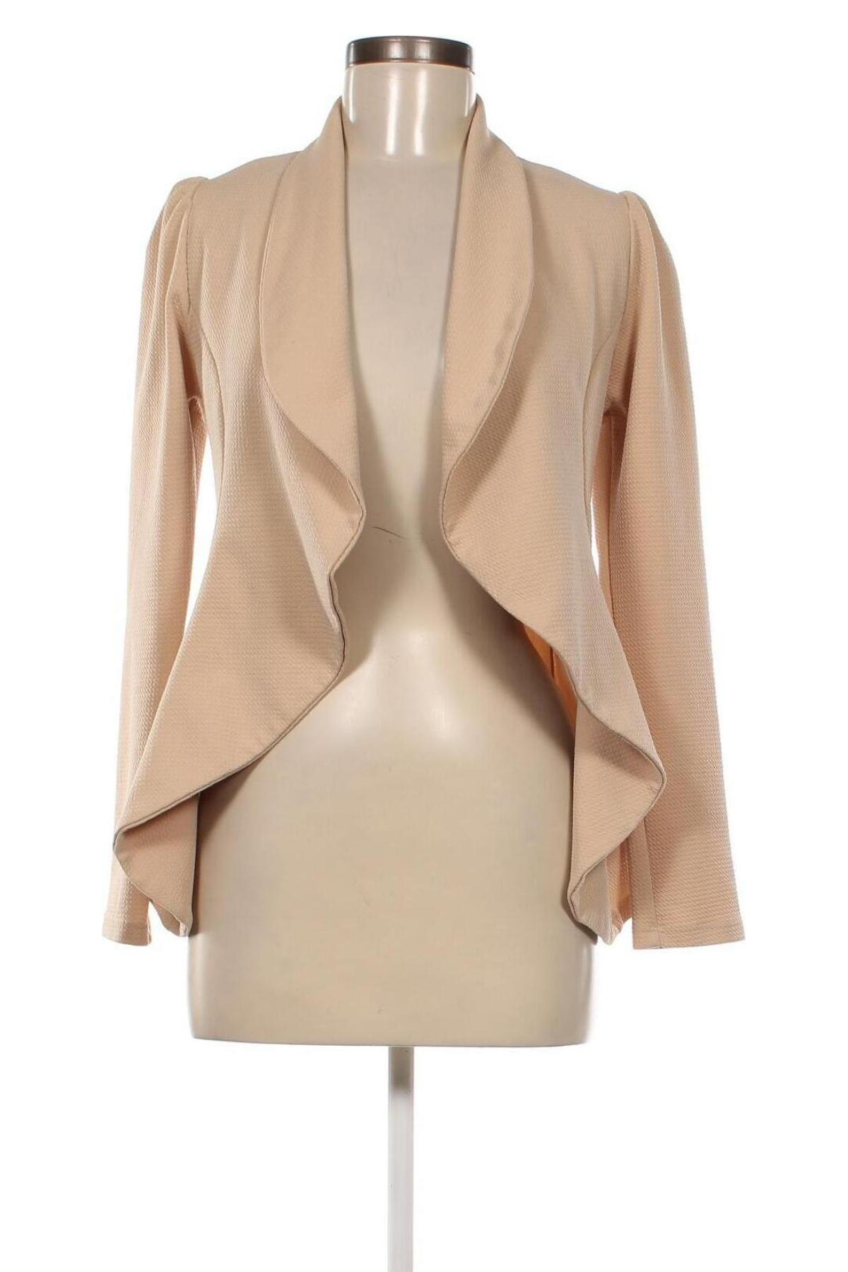 Damen Blazer Fashion nova, Größe M, Farbe Beige, Preis 12,35 €