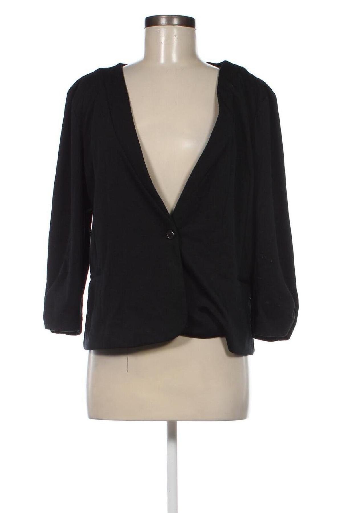 Γυναικείο σακάκι Fransa, Μέγεθος XL, Χρώμα Μαύρο, Τιμή 8,51 €