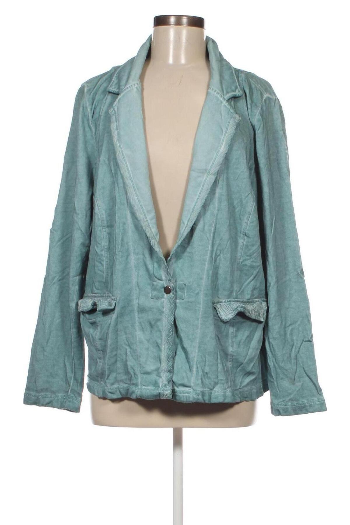Γυναικείο σακάκι Gina Laura, Μέγεθος XXL, Χρώμα Μπλέ, Τιμή 22,08 €