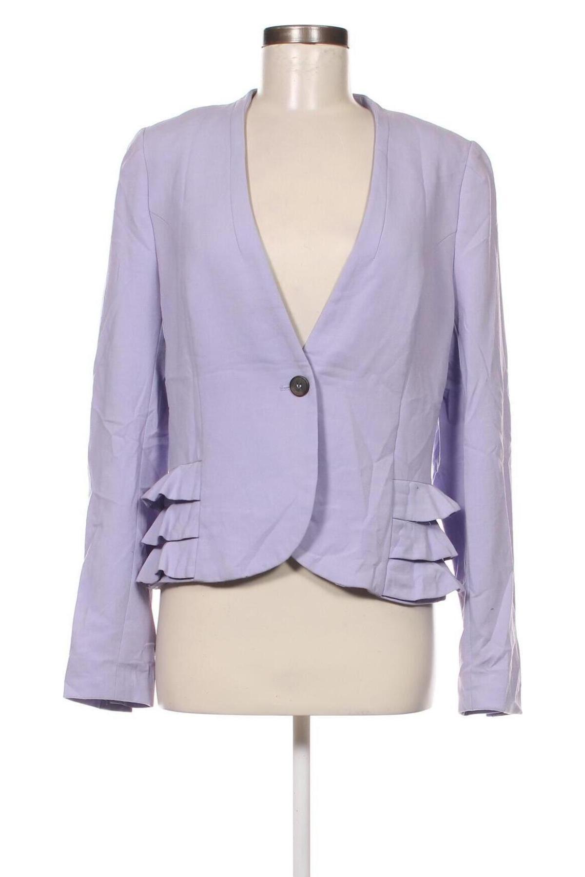 Дамско сако H&M, Размер XL, Цвят Лилав, Цена 44,00 лв.