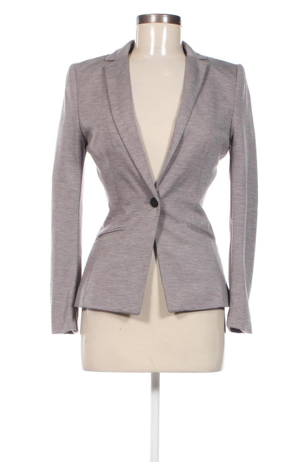 Damen Blazer H&M, Größe XS, Farbe Grau, Preis 16,16 €