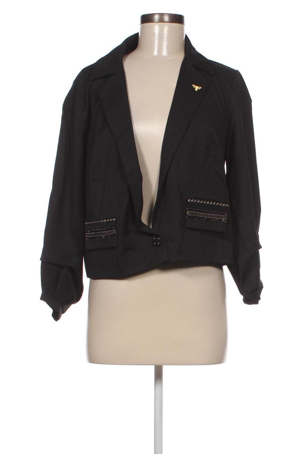 Γυναικείο σακάκι La Mode Est A Vous, Μέγεθος M, Χρώμα Μαύρο, Τιμή 18,76 €