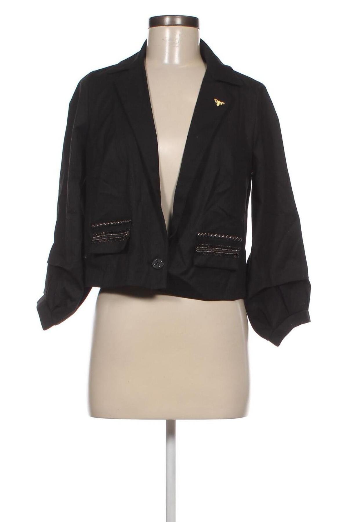 Γυναικείο σακάκι La Mode Est A Vous, Μέγεθος XS, Χρώμα Μαύρο, Τιμή 12,63 €