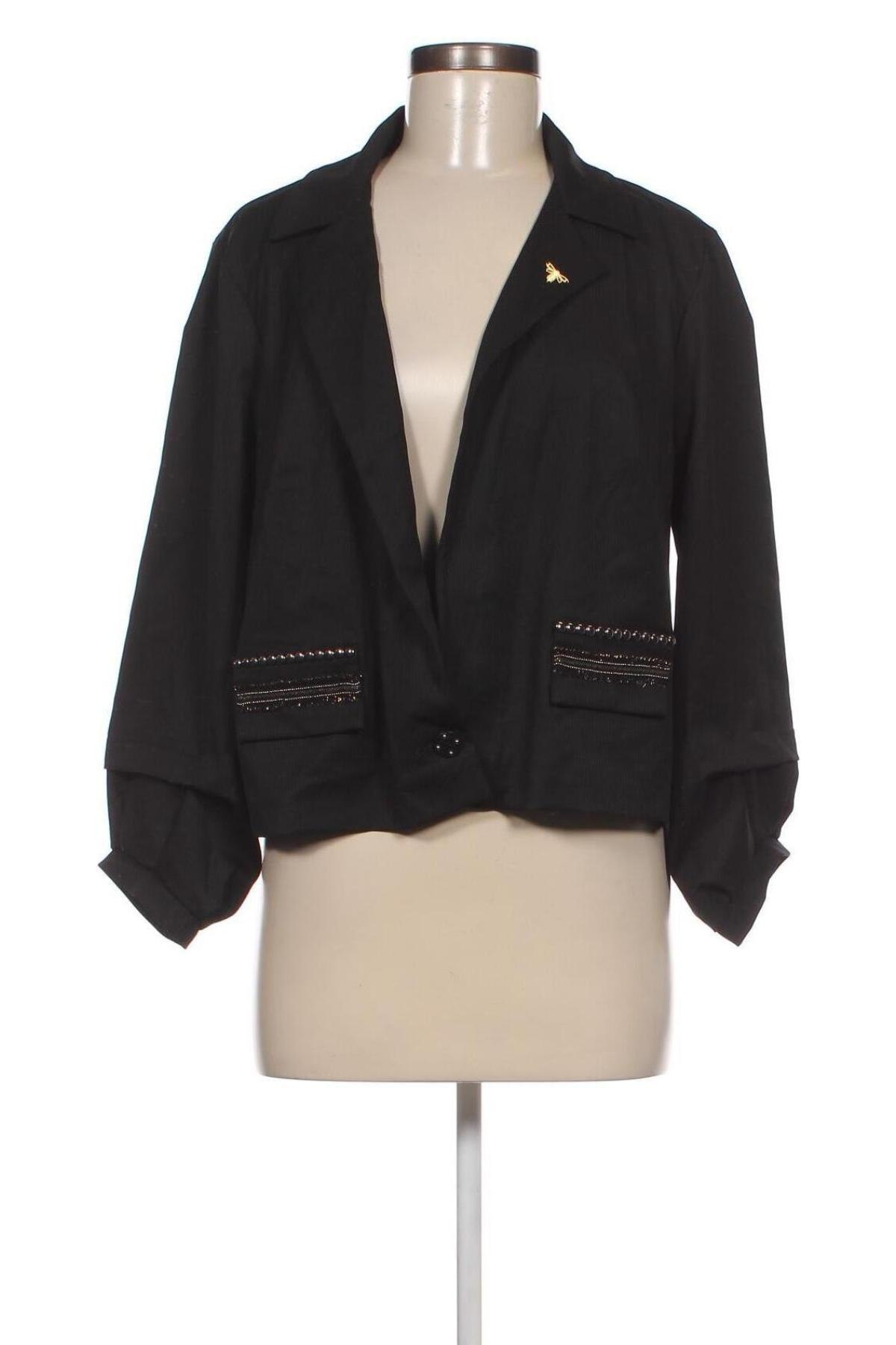 Γυναικείο σακάκι La Mode Est A Vous, Μέγεθος L, Χρώμα Μαύρο, Τιμή 18,76 €